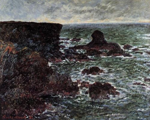 The Lion Rock, Belle Ile en Mer 1886   by Claude Monet Oil Painting reproduction