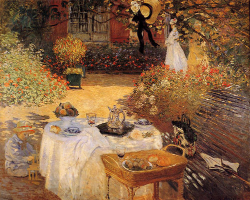 The Luncheon 1873  by Claude Monet Oil Painting reproduction