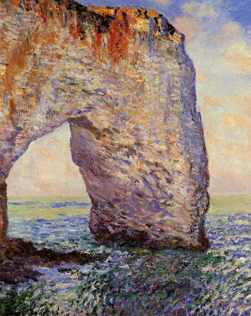 The Manneport near Etretat 1885-1886  by Claude Monet Oil Painting reproduction