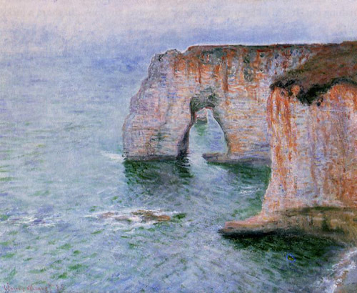 The Manneport Seen from the East 1885  by Claude Monet Oil Painting reproduction