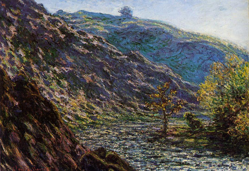 The Old Tree at the Confluence 1889  by Claude Monet Oil Painting reproduction