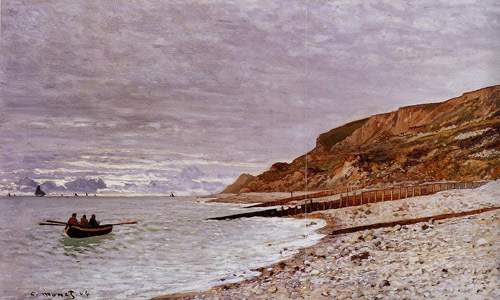 The Point de la Heve Honfleur 1864  by Claude Monet Oil Painting reproduction