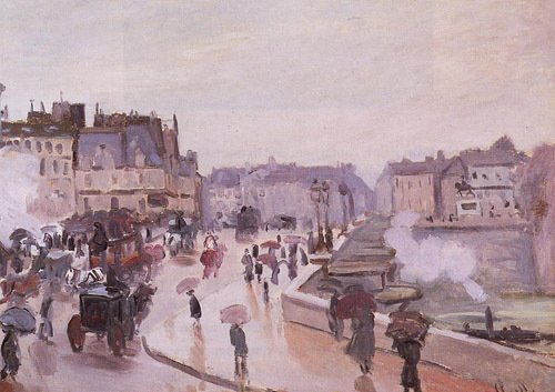 The Pont Neuf 1872 by Claude Monet Oil Painting reproduction