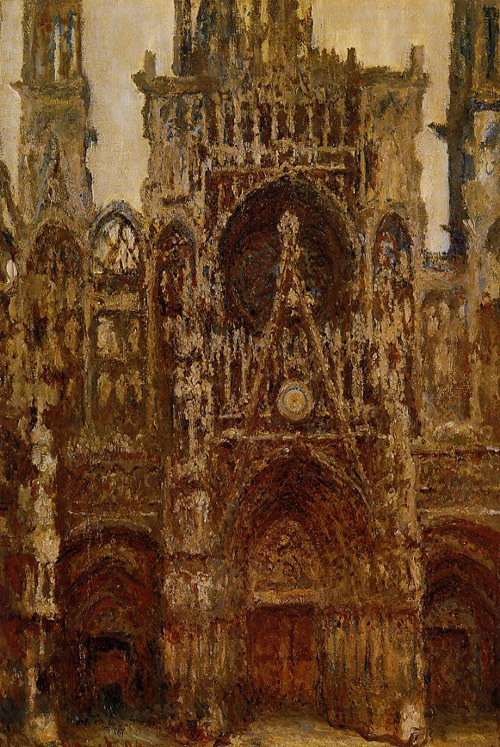 The Portal Harmony in Brown 1892  by Claude Monet Oil Painting reproduction