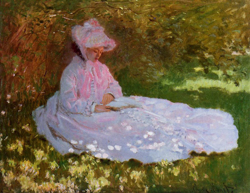 The Reader 1872  by Claude Monet Oil Painting reproduction