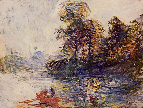 The River 1881  by Claude Monet Oil Painting reproduction