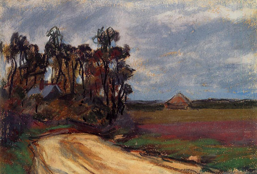 The Road and the House  by Claude Monet Oil Painting reproduction