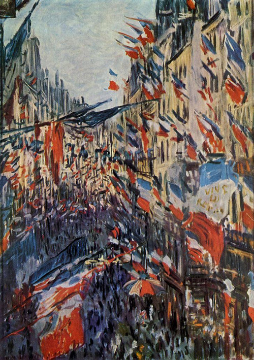 The Rue Saint-Denis 30th of June 1878 1878 by Claude Monet Oil Painting reproduction