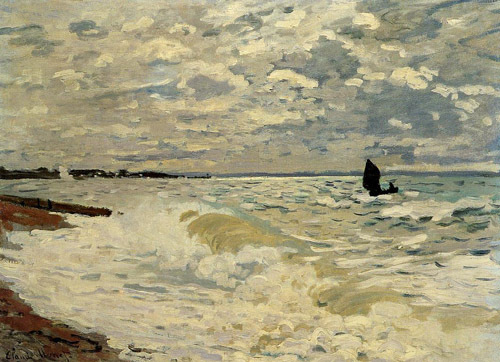 The Sea at Saint-Adresse 1868  by Claude Monet Oil Painting reproduction