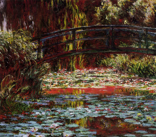 The Bridge over the Water-Lily Pond 1900 by Claude Monet Oil Painting reproduction