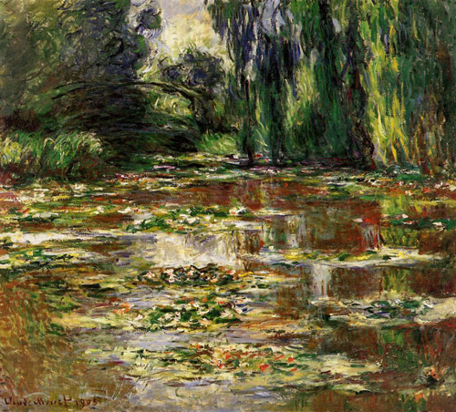The Bridge over the Water-Lily Pond 1905 by Claude Monet Oil Painting reproduction