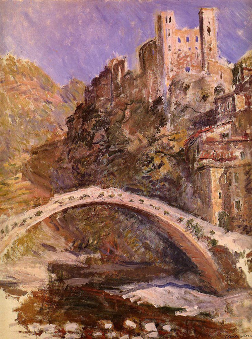 The Castle at Dolceacqua 1884  by Claude Monet Oil Painting reproduction