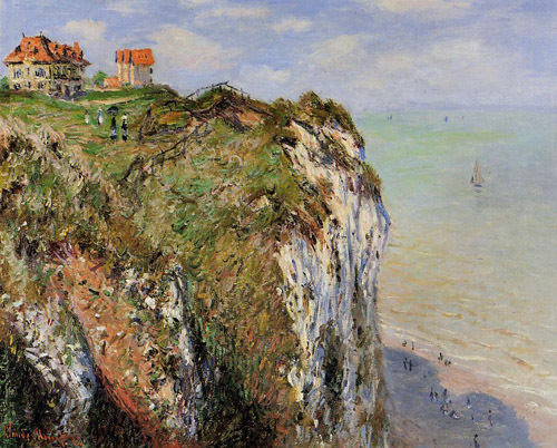  The Cliff at Dieppe 1882 by Claude Monet Oil Painting reproduction