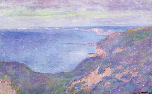 The Cliff near Dieppe 1897 by Claude Monet Oil Painting reproduction