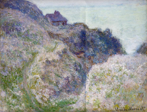 The Coastguard Cabin at Varengeville 1897  by Claude Monet Oil Painting reproduction