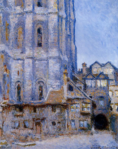 The Cour dAlbane 1892  by Claude Monet Oil Painting reproduction