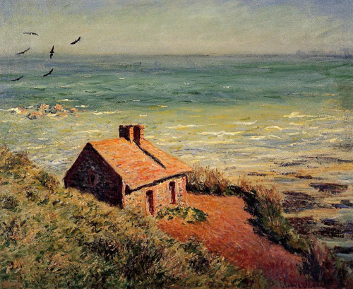 The Custom House Morning Evvect 1882  by Claude Monet Oil Painting reproduction