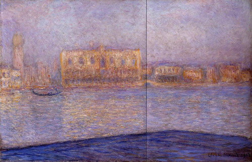 The Doges Palace Seen from San Giorgio Maggiore1 1908  by Claude Monet Oil Painting reproduction