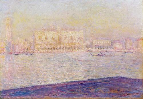 The Doges Palace Seen from San Giorgio Maggiore2 1908  by Claude Monet Oil Painting reproduction