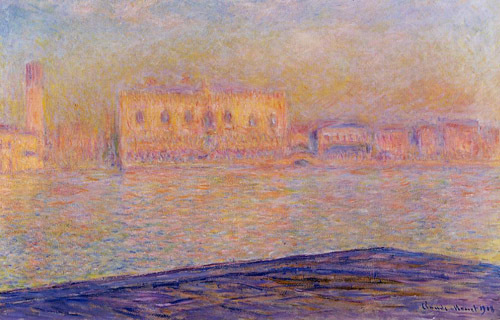 The Doges Palace Seen from San Giorgio Maggiore3 1908  by Claude Monet Oil Painting reproduction