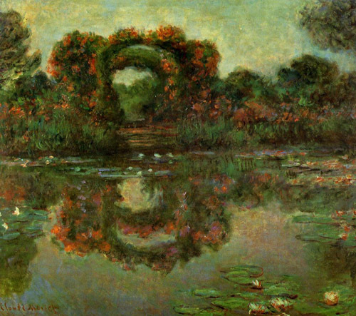The Flowered Arches at Giverny 1913  by Claude Monet Oil Painting reproduction
