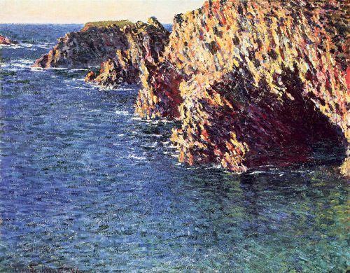  The Grotto of Port-Domois 1886  by Claude Monet Oil Painting reproduction