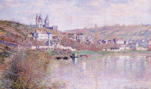The Hills of Vetheuil  1880  by Claude Monet Oil Painting reproduction