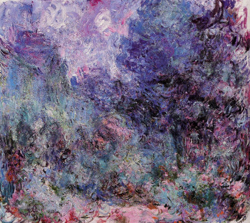 The House Seen from the Rose Garden1 1922-1924  by Claude Monet Oil Painting reproduction