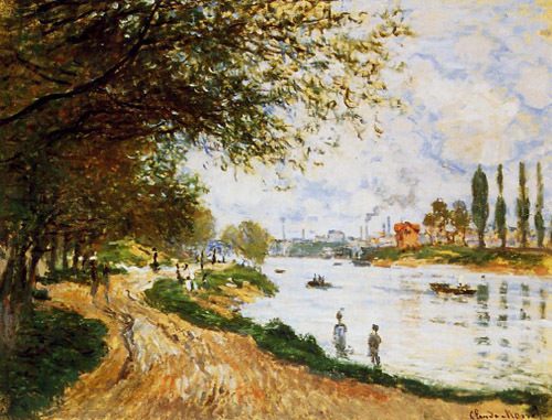 The Isle La Grande Jatte 1878  by Claude Monet Oil Painting reproduction