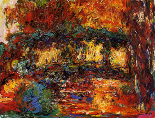 The Japanese Bridge1 1918-1919  by Claude Monet Oil Painting reproduction