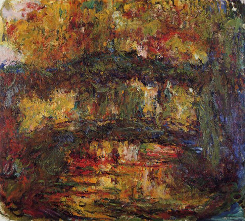The Japanese Bridge1 1918-1924  by Claude Monet Oil Painting reproduction
