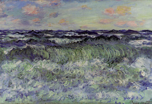 Sea Study 1881  by Claude Monet Oil Painting reproduction