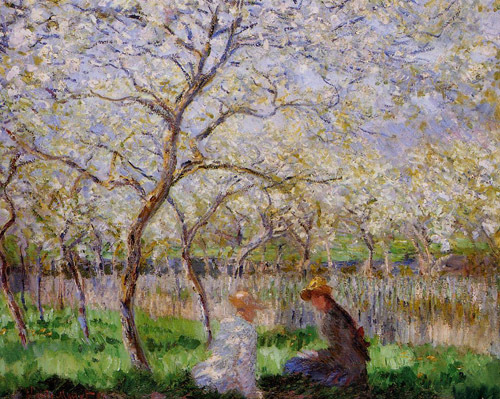 Springtime 1886  by Claude Monet Oil Painting reproduction