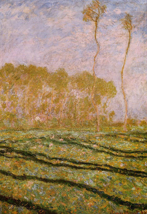 Springtime Landscape at Giverny 1893-1894  by Claude Monet Oil Painting reproduction