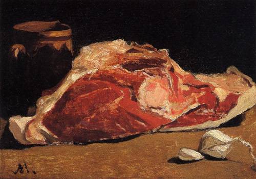 Still Life with Meat 1862-1863  by Claude Monet Oil Painting reproduction