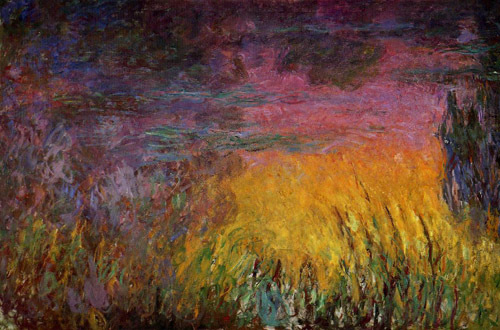 Sunset (left half) 1920-1926  by Claude Monet Oil Painting reproduction