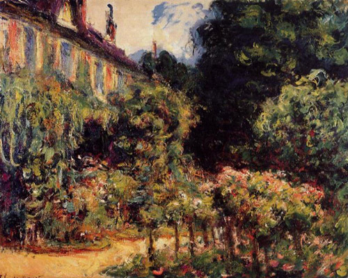 The Artists House at Giverny 1913  by Claude Monet Oil Painting reproduction