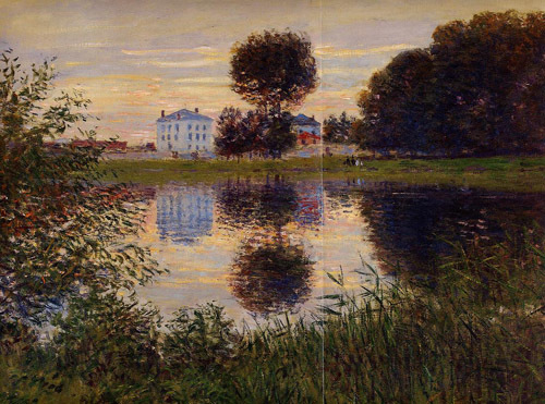  The Ball Shaped Tree Argenteuil (detail) 1876  by Claude Monet Oil Painting reproduction
