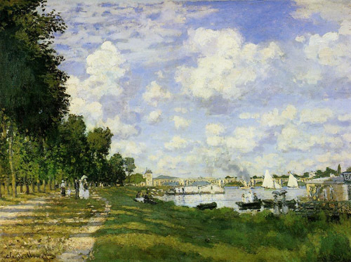 The Basin at Argenteuil 1872  by Claude Monet Oil Painting reproduction