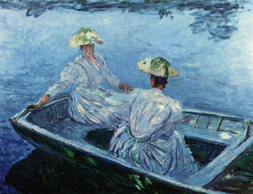 The Blue Row Boat 1887  by Claude Monet Oil Painting reproduction