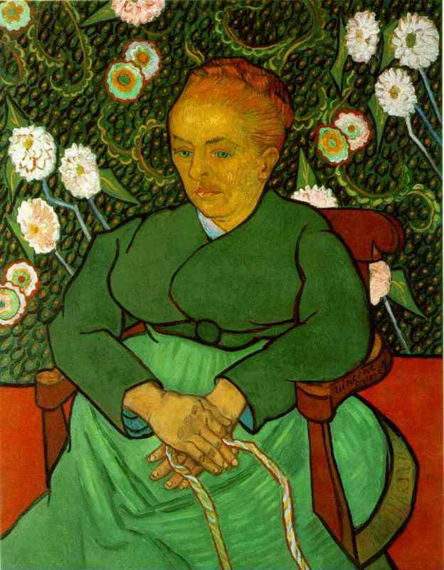 La berceuse   1889  by Vincent Van Gogh Oil Painting reproduction