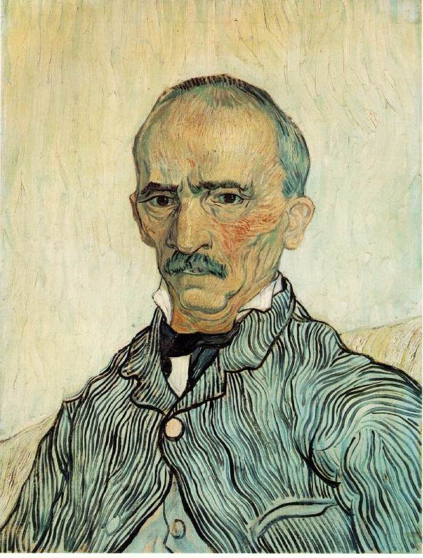 Portrait of Trabuc  1889  by Vincent Van Gogh Oil Painting reproduction