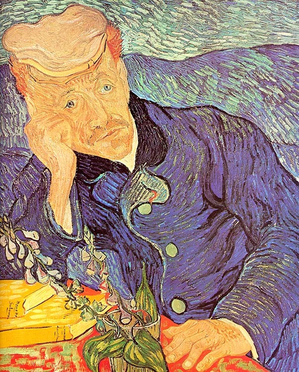 Self-Portrait at Saint-Rémy, 1890  by Vincent Van Gogh Oil Painting reproduction