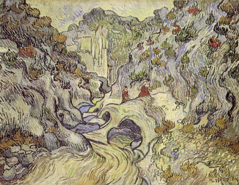 The Ravine  1889  by Vincent Van Gogh Oil Painting reproduction