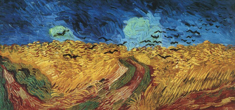 Wheatfield with Crows, 1890 by Vincent Van Gogh Oil Painting reproduction