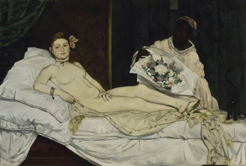 Olympia, 1863  by Edouard Manet Oil Painting reproduction