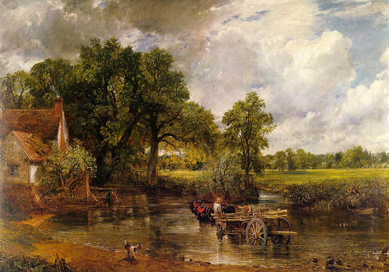 Landscape Noon The Hay-Wain 1821 by John Constable Oil Painting reproduction