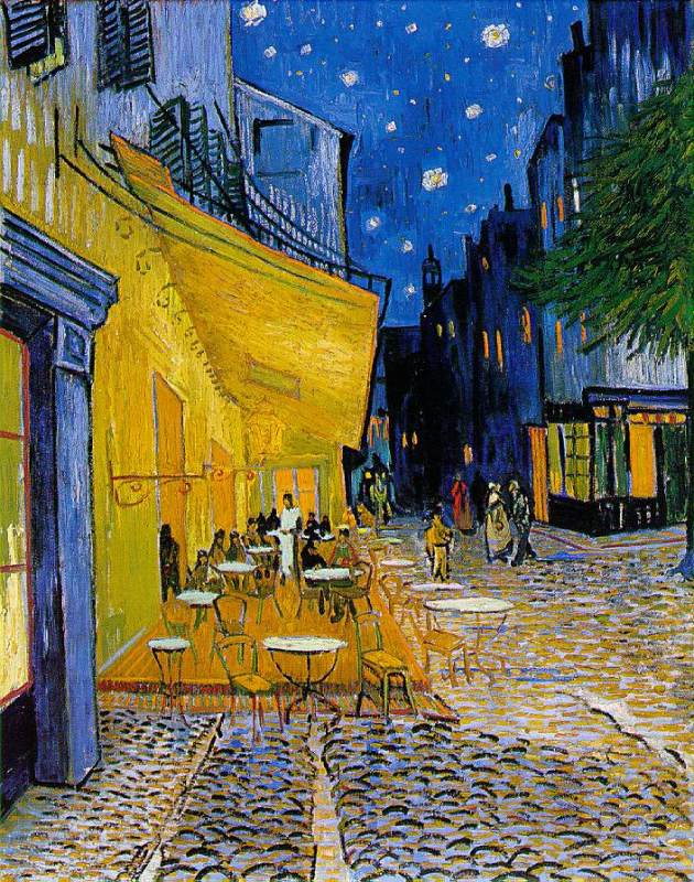 Cafe Terrace on the Place du Forum  September 1888  by Vincent Van Gogh Oil Painting reproduction