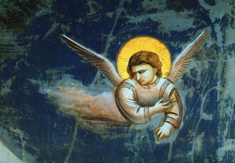 Scenes from the Life of the Virgin.. The Flight into Egypt, 1304-13 by Giotto di Bondone Oil Painting reproduction