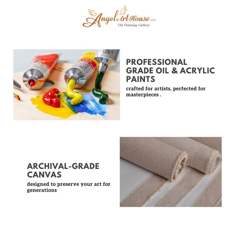 ‌Professional Oil Paintings Supplies at Angel Art House